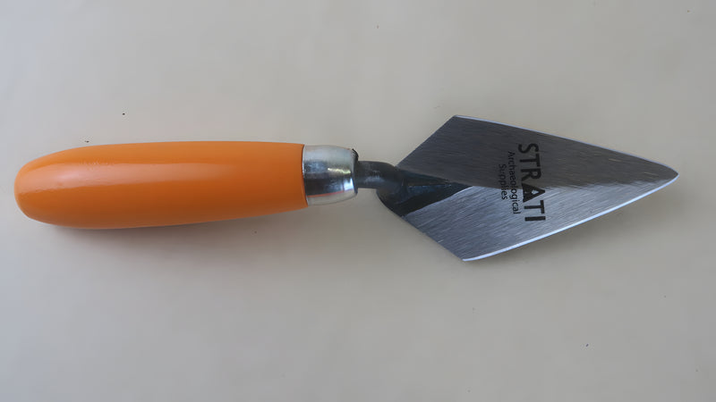 Load image into Gallery viewer, Forged trowel Pi2, lozenge shape WOOD HANDLE
