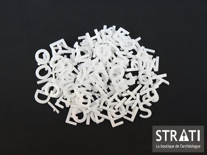 Lettres, 12 mm, 133 pièces