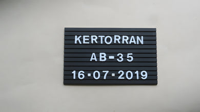 LETTER BOARD 